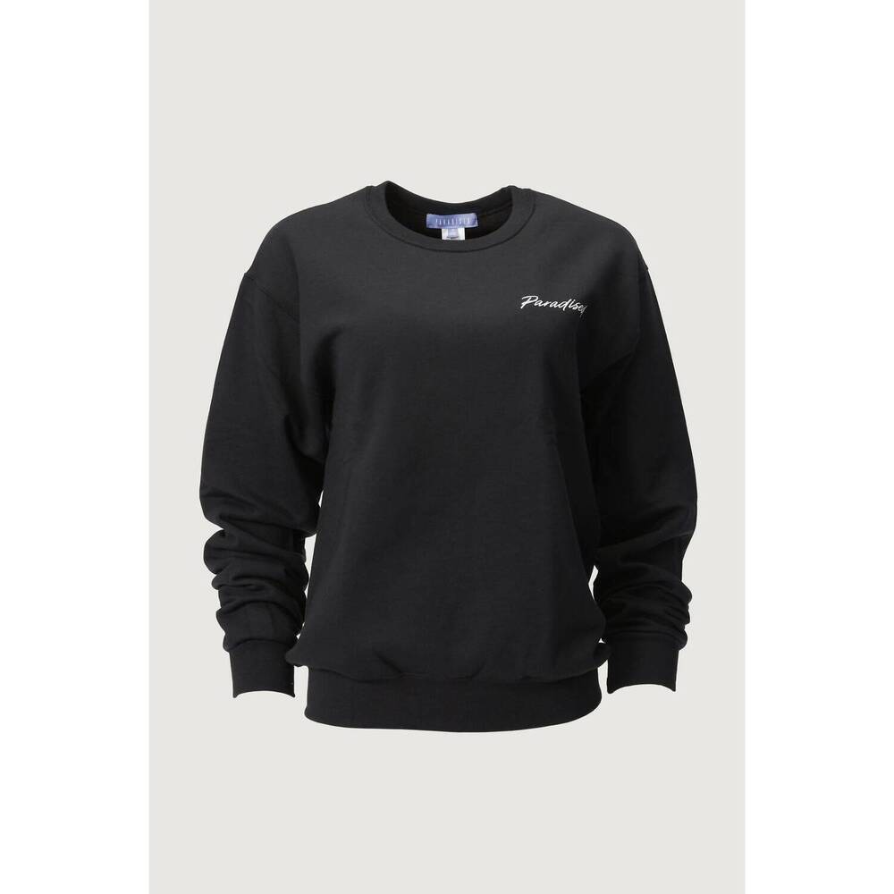 NEW PARADISED geo p crew top in black